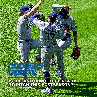 Is Ohtani going to be ready to pitch this postseason? | Dodgers Debate