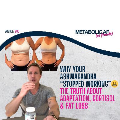 WHY YOUR ASHWAGANDHA "STOPPED WORKING"😬 || The TRUTH About Adaptation, Cortisol & Fat Loss