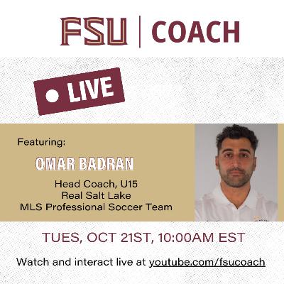 "Talent is Skill Plus Execution" - Interview with Omar Badran, U15 Real Salt Lake Head Coach "Talent is Skill Plus Execution" - Interview with Omar Badran, U15 Real Salt Lake Head Coach