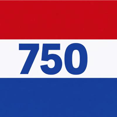 ZEVENHONDERDVIJFTIG!