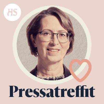 Pressatreffeillä Sari Essayah