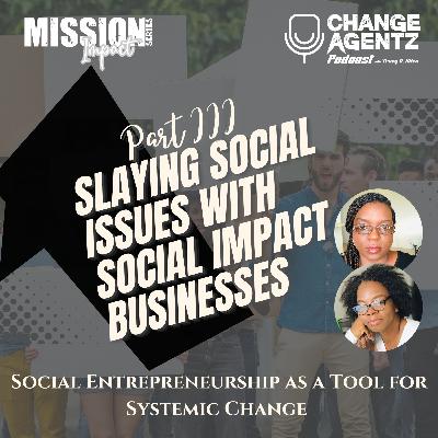 Slaying Social Issues with Social Impact Businesses - Part 3: Social Entrepreneurship as a Tool