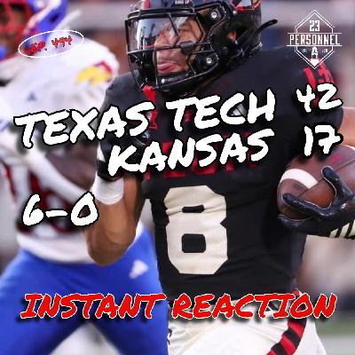 Texas Tech 42 - Kansas 17  |  Instant Reaction