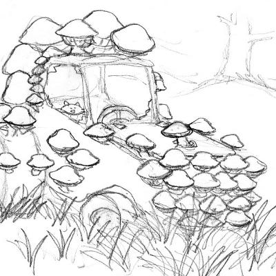 Advent-ure 20 - Mushroom Tractor - Mini-Site of Mini-Exploration