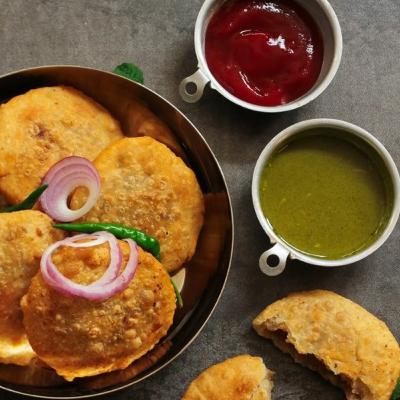 Aloo- Rava kachori Indian snack recipe