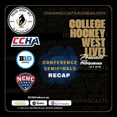 College Hockey West LIVE! Se 5 Ep 70 March 15, 2026 College Hockey West LIVE! Se 5 Ep 70 March 15, 2026
