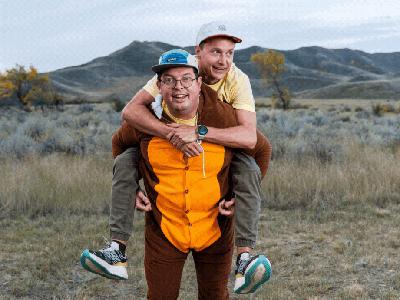 Prairie Sky Running. With Jeff and Warren Dudar