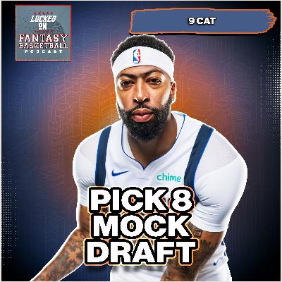 Punt Assists Draft Build | Fantasy Basketball Mock from Pick 8 (Anthony Davis Start)