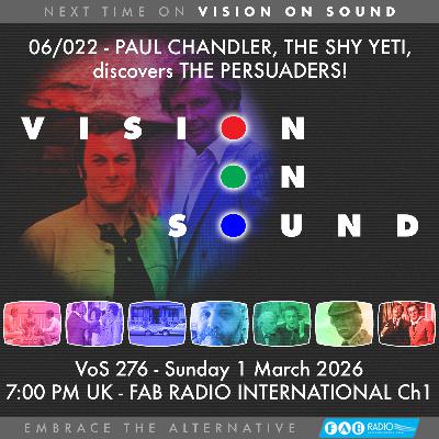 VISION ON SOUND EPISODE 276 - TX MARCH 1 2026