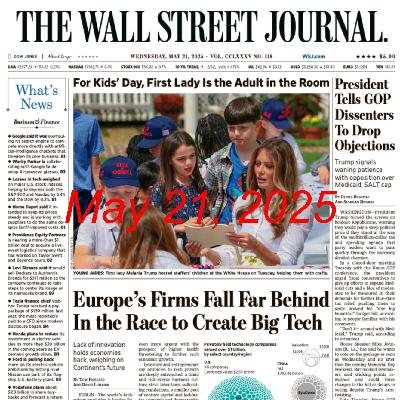 Wall Street Journal Review (May 21, 2025)