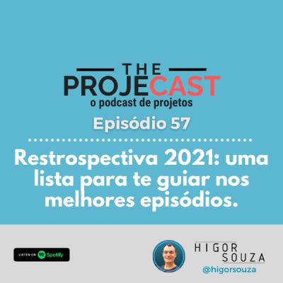 The ProjeCast #57 - Restrospectiva 2021: uma lista para te guiar nos melhores episódios do ano.