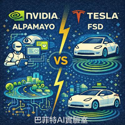 EP223 | 自駕技術終極對決:Nvidia Alpamayo 震撼開源,Tesla 霸主地位將受挑戰? (說明欄中有連結) EP223 | 自駕技術終極對決:Nvidia Alpamayo 震撼開源,Tesla 霸主地位將受挑戰? (說明欄中有連結)