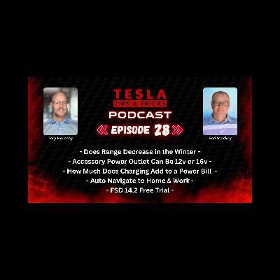 Tesla Range Decrease in Winter, Average Monthly Charging Costs, FSD 14.2 Free Trial & More - T3 Podcast E28 Tesla Range Decrease in Winter, Average Monthly Charging Costs, FSD 14.2 Free Trial & More - T3 Podcast E28