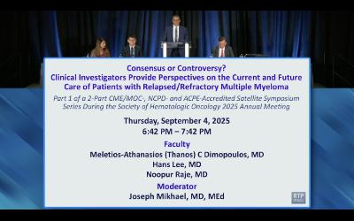 Relapsed/Refractory Multiple Myeloma — Proceedings from a Session Held During the Society of Hematologic Oncology 2025 Annual Meeting