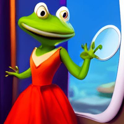 How Freckle Frog made herself pretty