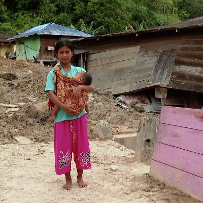 Mother recounts escape from landslide amid Indonesia floods