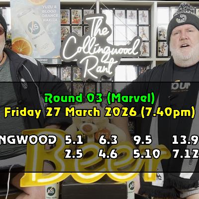 TCR 2026: Round 03 ~ Collingwood vs GWS