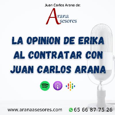 Qué opina Erika al contratar un seguro con Juan Carlos Arana Agente de Seguros de Arana Asesores