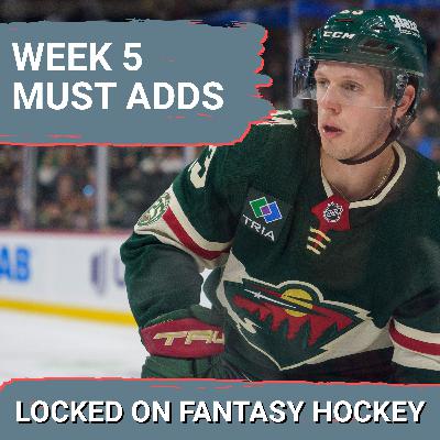 Fantasy Hockey Week 5 Waiver Wire GOLDMINE Revealed | Are You Missing These MUST-ADD Players?