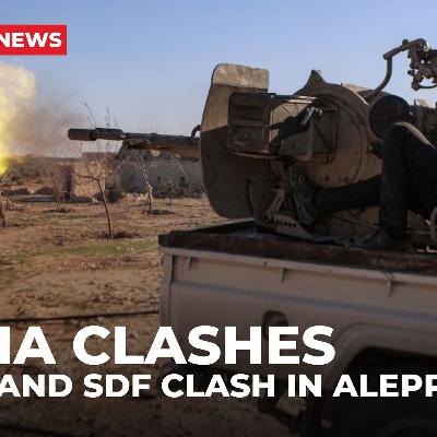 Clashes between Syrian army, Kurdish-led SDF break out in Aleppo