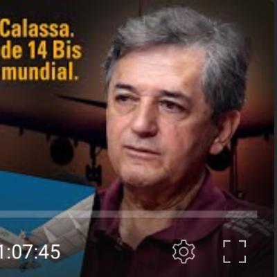Santos Dumont e Alan Calassa Os dois únicos pilotos de 14 Bis na história da aviação mundial. # 331