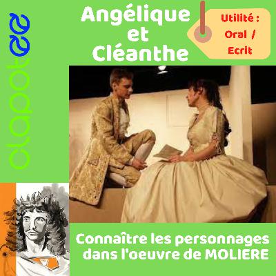 Angélique et Cléante , les amoureux du Malade Imaginaire de MOLIERE.