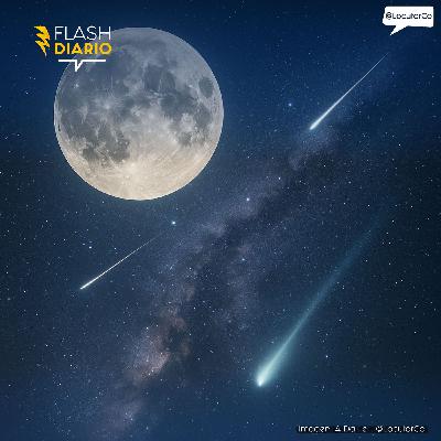 Un cometa milenario y una luna gigante coinciden esta semana