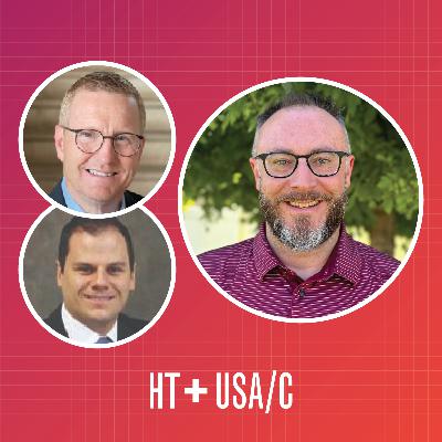 Stan Reeder and Nate Gilmore have a conversation with Andy Albright, Wisconsin District Superintendent Stan Reeder and Nate Gilmore have a conversation with Andy Albright, Wisconsin District Superintendent