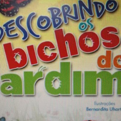 Contação de história livro descobrindo bichos do jardim