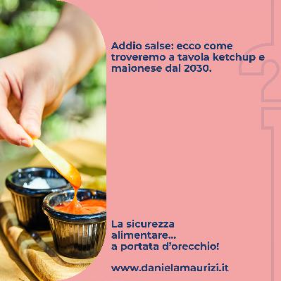 ST5_Ep 8 - Addio salse monouso: ecco come troveremo a tavola ketchup e maionese al 2030 ST5_Ep 8 - Addio salse monouso: ecco come troveremo a tavola ketchup e maionese al 2030
