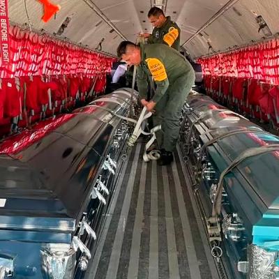 México repatria 16 cuerpos de mexicanos fallecidos en tráiler de Texas