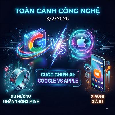 Cuộc Chiến AI Google vs Apple, Xu Hướng Nhẫn Thông Minh & Xiaomi Giá Rẻ Cuộc Chiến AI Google vs Apple, Xu Hướng Nhẫn Thông Minh & Xiaomi Giá Rẻ