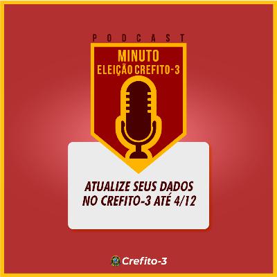 Profissionais que ainda não receberam token para votação têm até dia 4/12 para atualizar dados. Profissionais que ainda não receberam token para votação têm até dia 4/12 para atualizar dados.