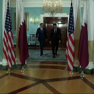 Qatar PM urges Gaza aid surge in talks with US Secretary of State