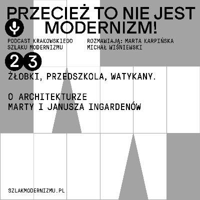 Żłobki, przedszkola, Watykany. O architekturze Marty i Janusza Ingardenów Żłobki, przedszkola, Watykany. O architekturze Marty i Janusza Ingardenów