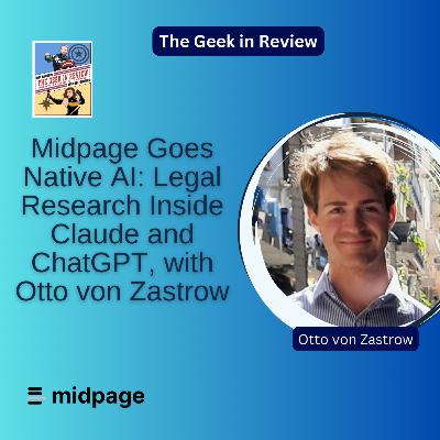 Midpage Goes Native: Legal Research Inside Claude and ChatGPT, with Otto von Zastrow