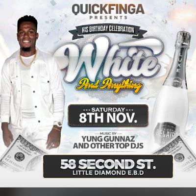 WHITE AND ANYTHING QUICKFINGA BIRTHDAY LIVE AUDIO BY SELECTOR PRINCE & DJ PUBLIK