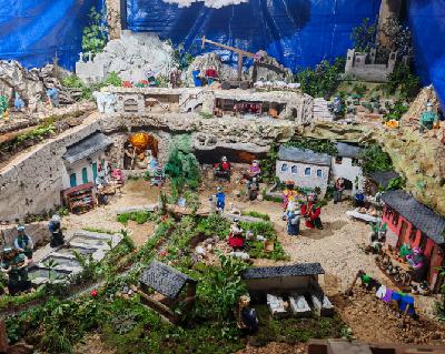 El belén de Cabeza de Campo, un primor de ganchillo El belén de Cabeza de Campo, un primor de ganchillo