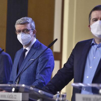 Tisková konference po jednání vlády