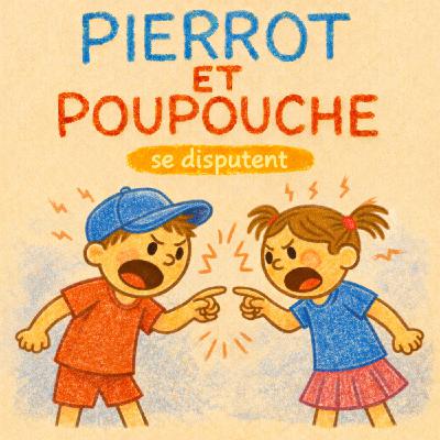 Pierrot et Poupouche se disputent