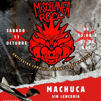 GRAN ENCUENTRO DE ROCK Y COMUNIDAD EN FORESTAL JUNTO A MACHUCHA, MACHA MUERTA Y MÁS.