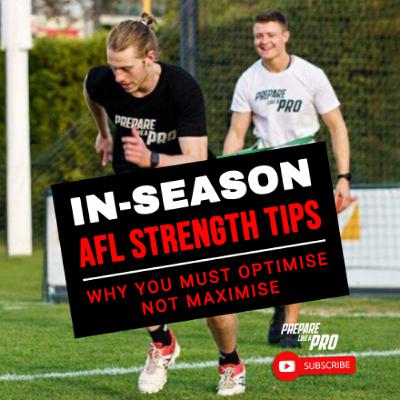 #bitesize - Optimizing vs Maximizing Athlete Development In Season