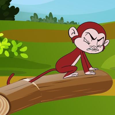बंदर और लकड़ी का खूंटा (The Monkey And The Wedge) बंदर और लकड़ी का खूंटा (The Monkey And The Wedge)