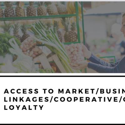 ACCESS TO MARKET ACCESS TO MARKET