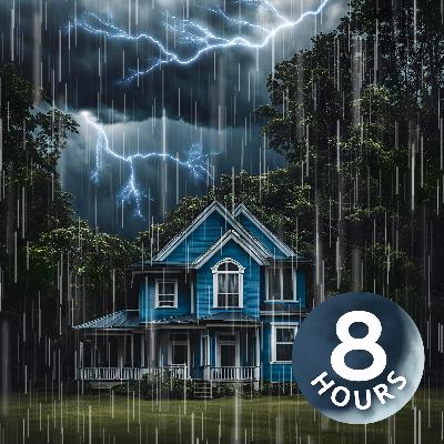 Rain on Roof and Thunderstorm Sounds for Sleeping | 8 Hour