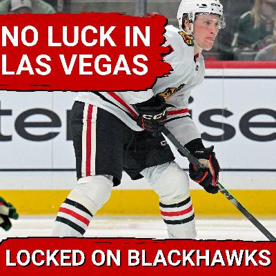 POSTGAME: Blackhawks Lose To Golden Knights 4-3 in Shootout | Bedard NHL 3rd Star of November