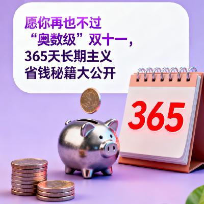 愿你再也不过“奥数级”双十一，365天长期主义省钱秘籍大公开