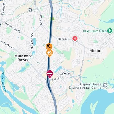 MAJOR DELAYS: Serious truck and motorbike crash at Griffin closes Bruce southbound