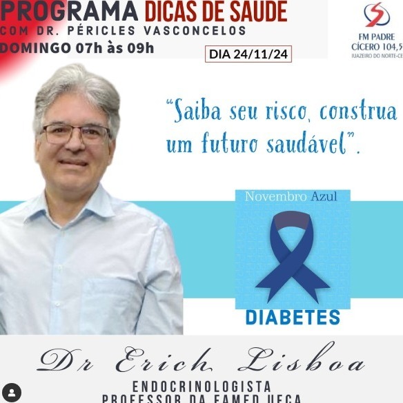 Diabetes com Dr Erich - Dicas de Saúde Podcast