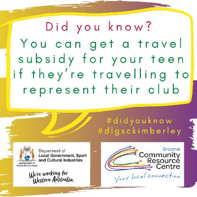 Did You Know | North West Travel Subsidy